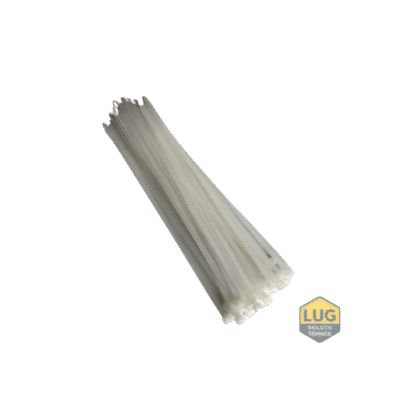 COLIER PLASTIC ALB 300X5MM 100BUC