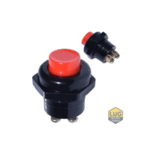 PUSH BUTON ROSU DE IMPULS (12VDC-250VAC) - 25X38MM