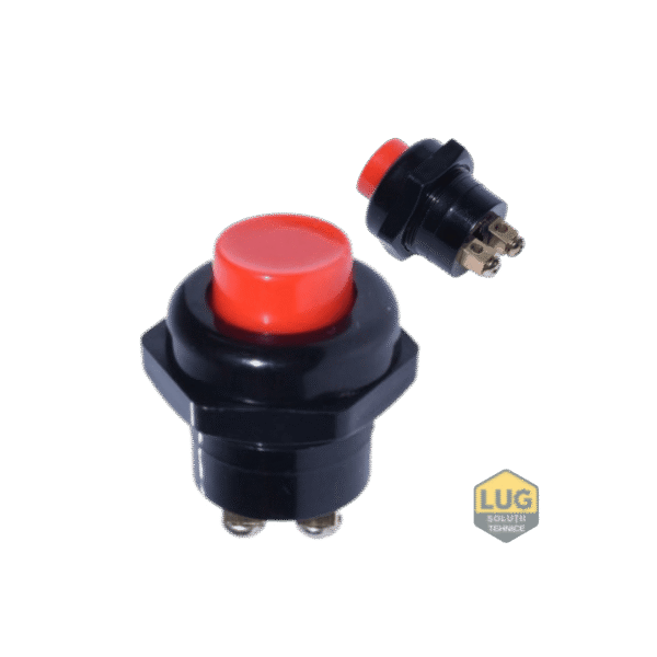 PUSH BUTON ROSU DE IMPULS (12VDC-250VAC) - 25X38MM