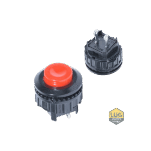 PUSH BUTON MINI ROSU FARA RETINERE 1A - 16X20MM