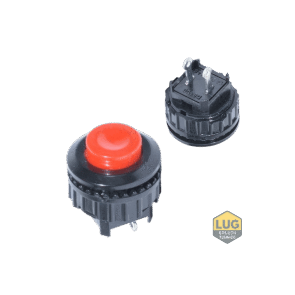PUSH BUTON MINI ROSU FARA RETINERE 1A - 16X20MM