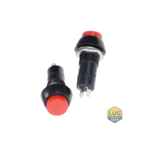 PUSH BUTON ROSU FARA RETINERE 3A - 18X40MM