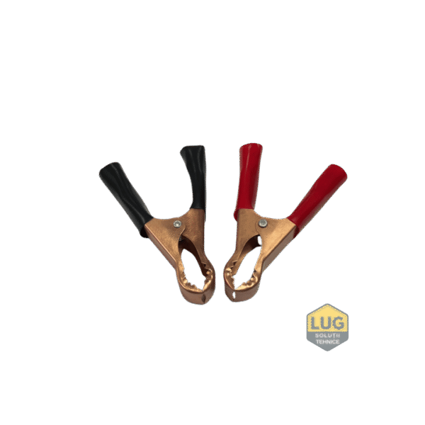 SET CROCODILI 50A LUNGIME 80MM ROSU+NEGRU