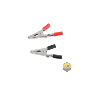 SET CROCODILI  CU SURUB LUNGIME 66MM ROSU+NEGRU