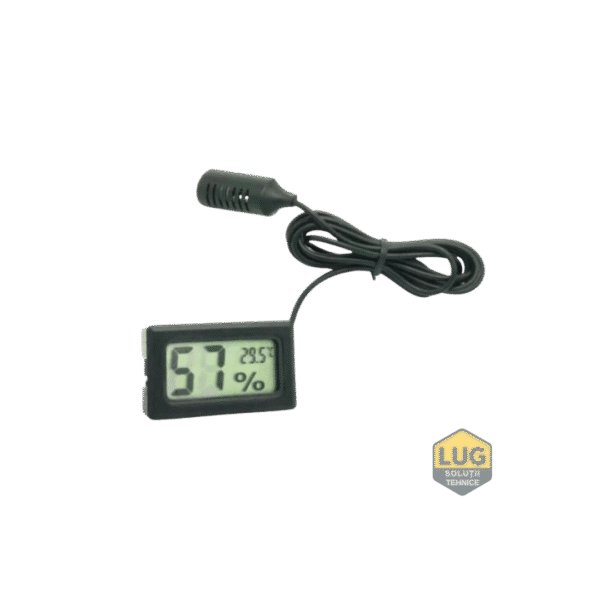 TERMOMETRU DE PANOU LCD CU HIGROMETRU/UMIDITATE