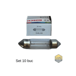 BEC AUTO  ALB BOSCH C5W 12V 5W SO-SV8,5-8  35MM - SET 10 BUC