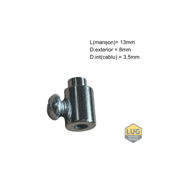 BLOCAJ / CAPAT CABLU FRANA / ACCELERATIE 13X8X3,5MM