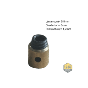 BLOCAJ / CAPAT CABLU FRANA / ACCELERATIE 5,5X5,1,3MM
