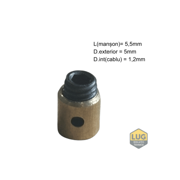 BLOCAJ / CAPAT CABLU FRANA / ACCELERATIE 5,5X5,1,3MM