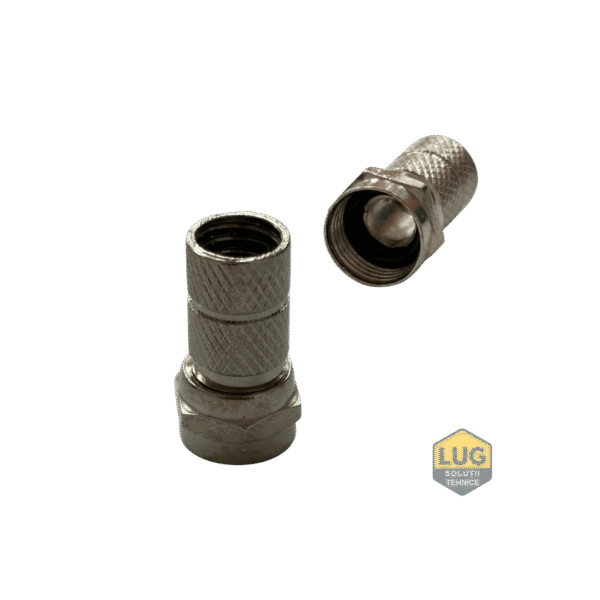 MUFA F ADAPTOR CABLU TV RG6 CU FILET SI GARNITURA CAUCIUC