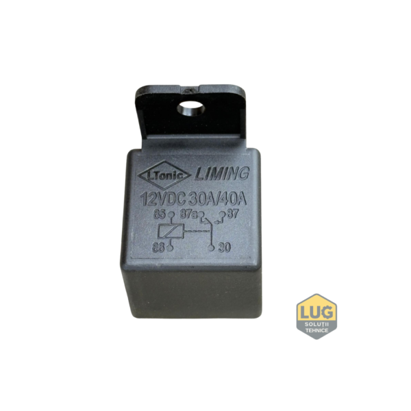 RELEU AUTO 12V DC 30/40A  5 PINI 4120 CU SUPORT FIXARE