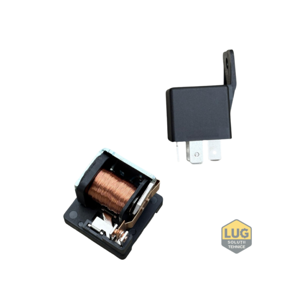 RELEU AUTO 12V DC 30/40A  5 PINI 4120 CU SUPORT FIXARE