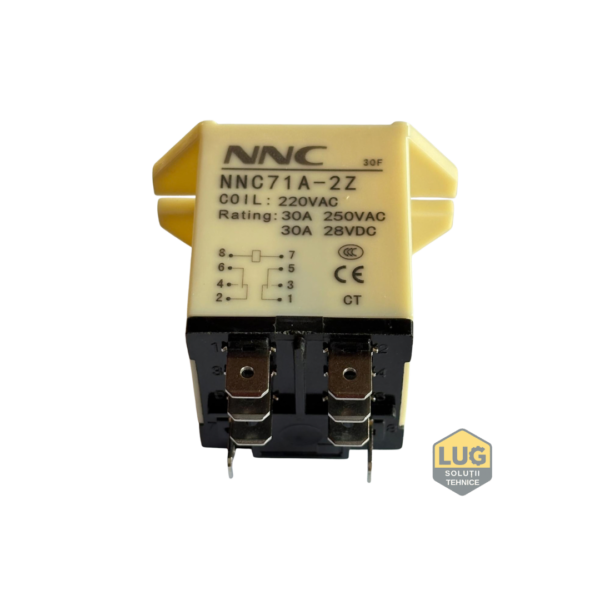 RELEU NNC71A-2C 30A 220VAC ECHIVALENT JQX-30F-2C